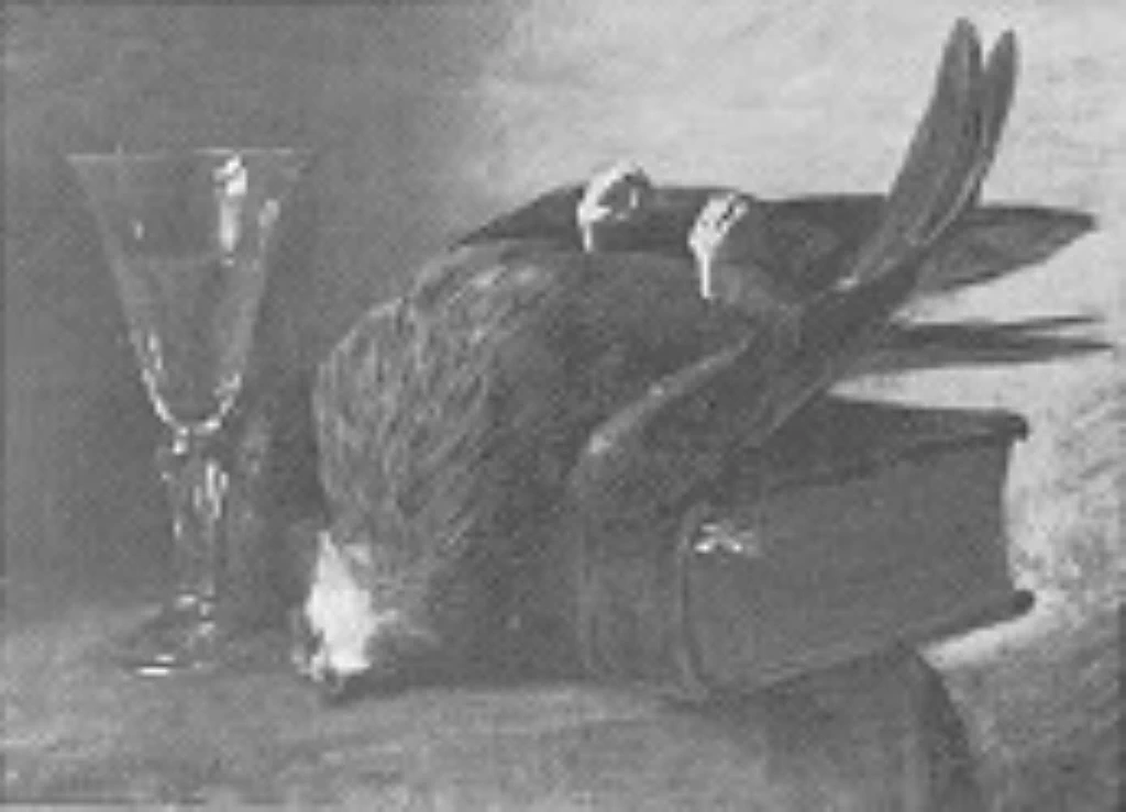 Rapace morto su un tomo - Berlinische Galerie